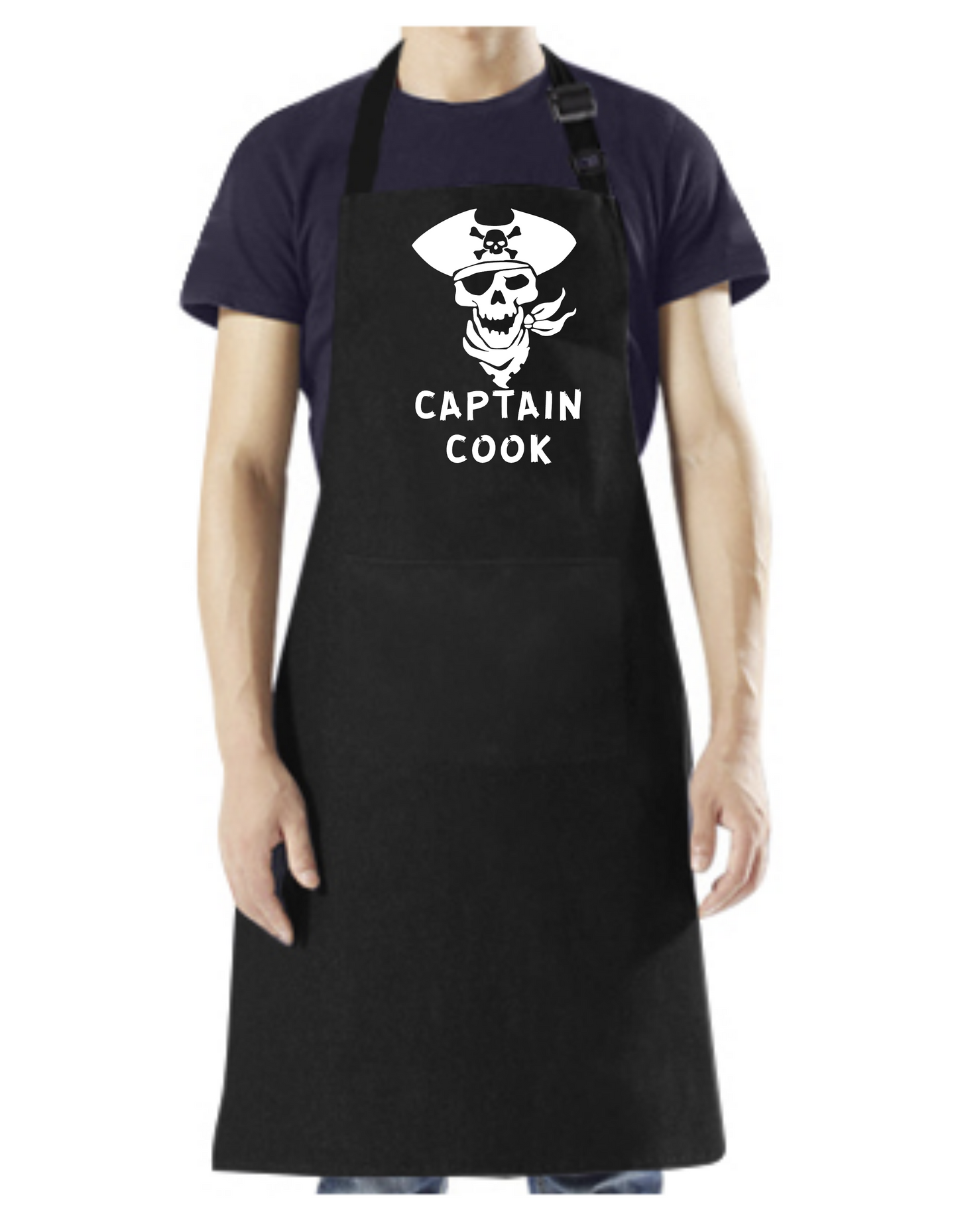 Captain Cook Apron - Great Gift - Commercial Grade - Mister Snarky's