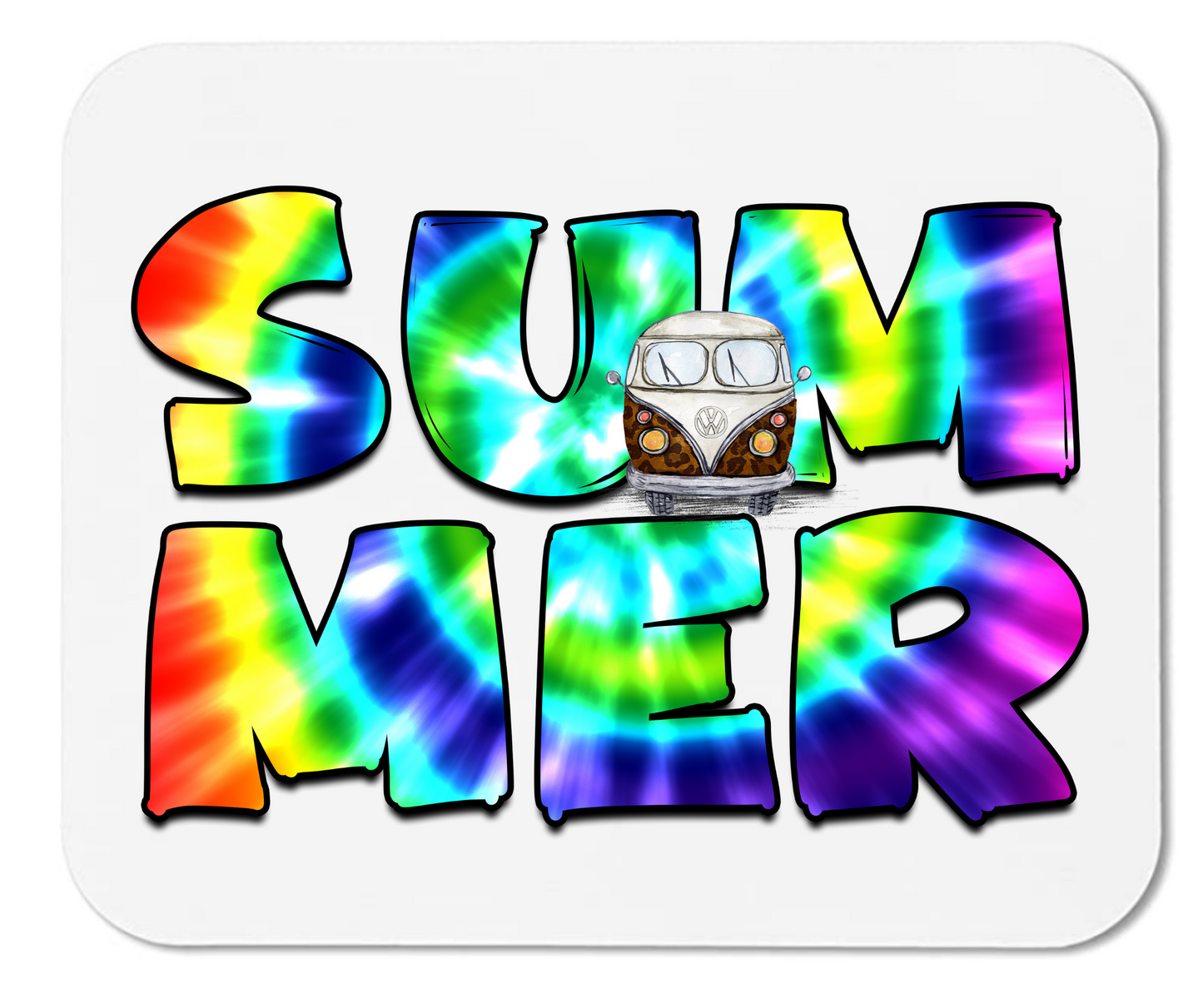 Tie Dye Summer - Mouse Pad - Mister Snarky's