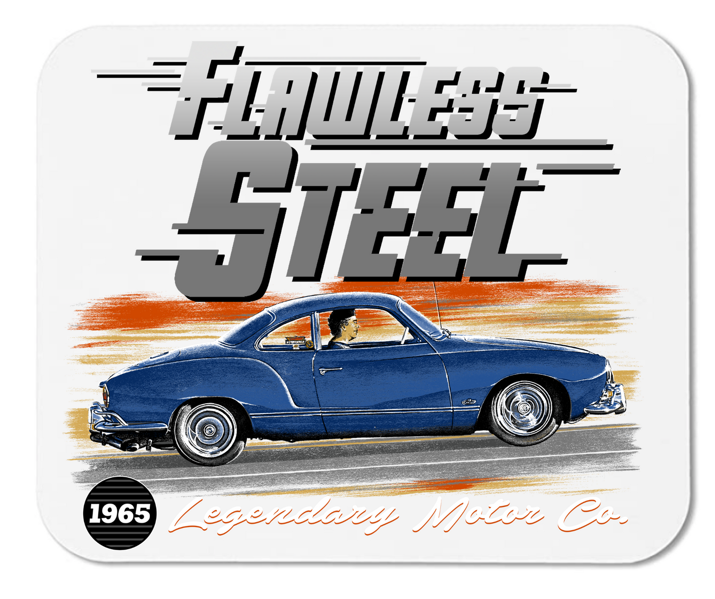 Flawless Steel - Mouse Pad - Mister Snarky's