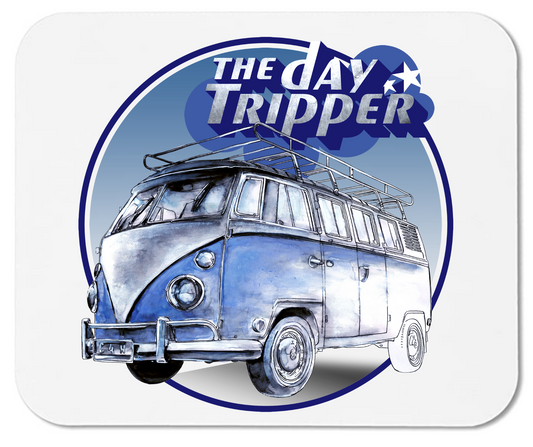 Day Tripper - Split Window Bus - Mouse Pad - Mister Snarky's