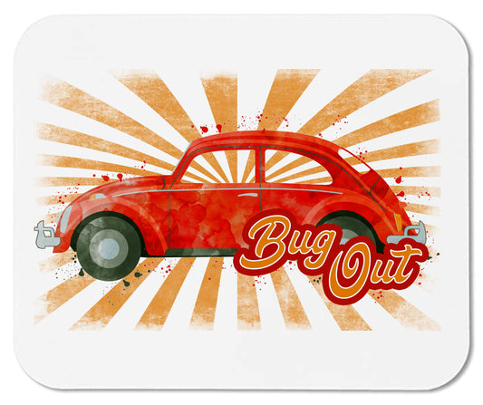 Bug Out - Classic Beetle - Mouse Pad - Mister Snarky's