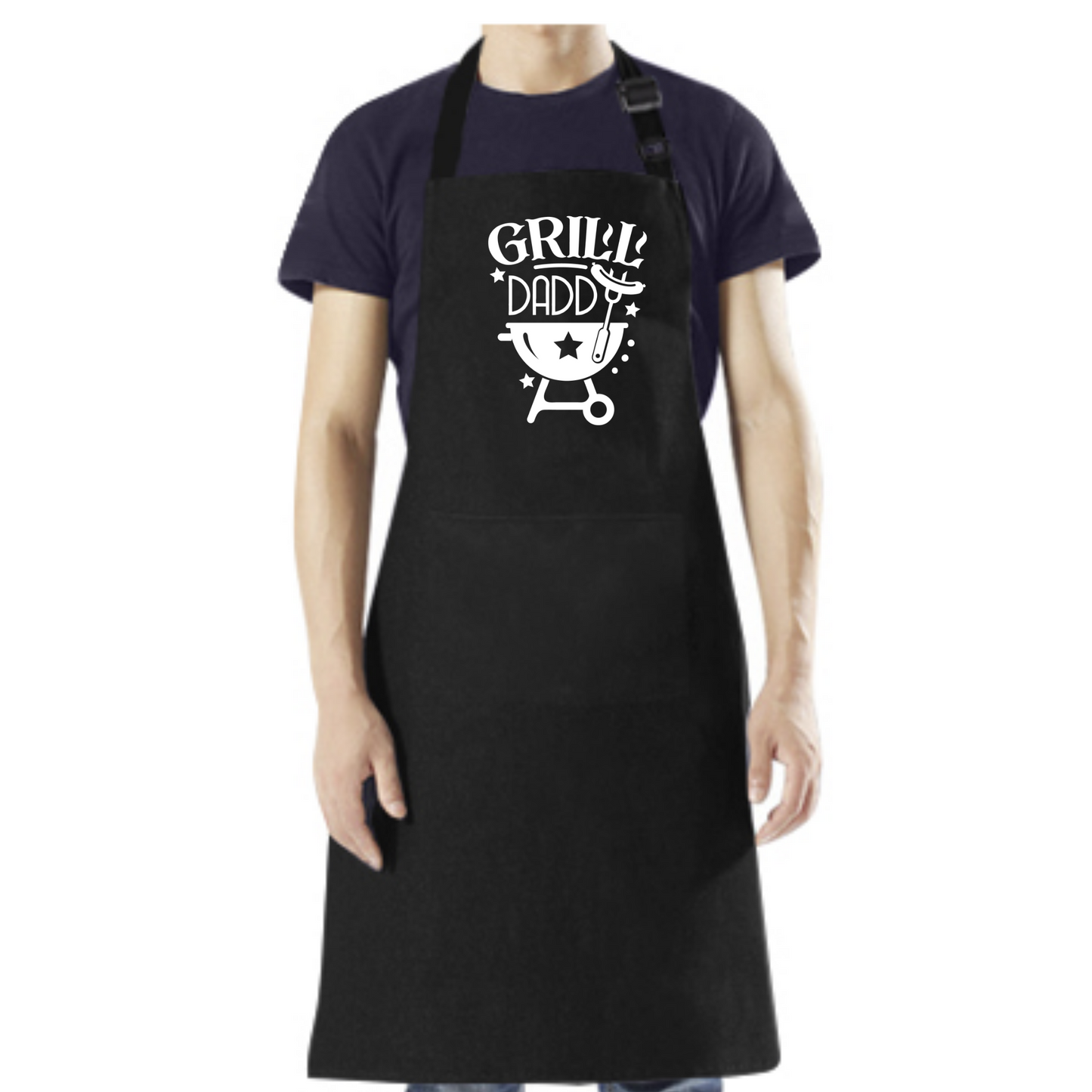 Grill Daddy - BBQ Apron Black, Blue, Wine, and White - Mister Snarky's