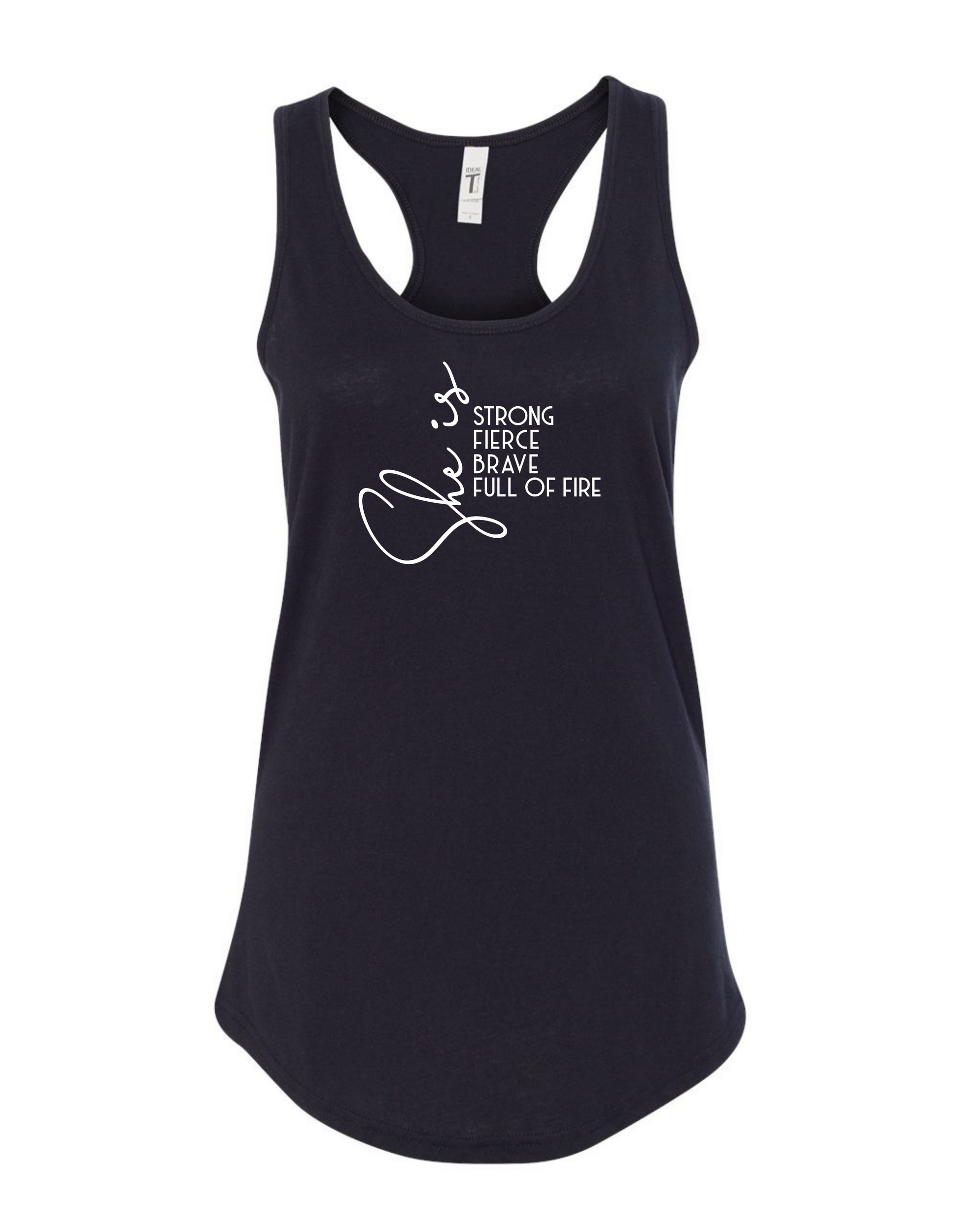 She Is... Racerback Ladies Tank - Mister Snarky's