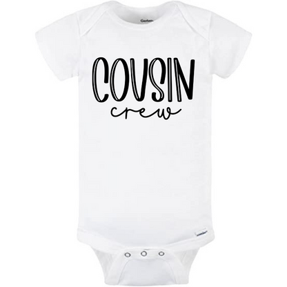 Cousin Crew - Onesie White, Pink, or Blue - Mister Snarky's