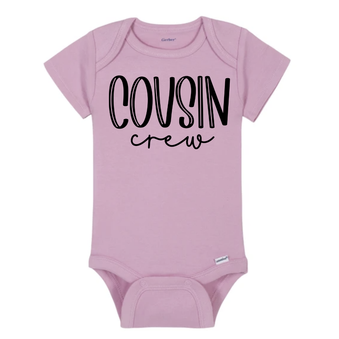 Cousin Crew - Onesie White, Pink, or Blue - Mister Snarky's