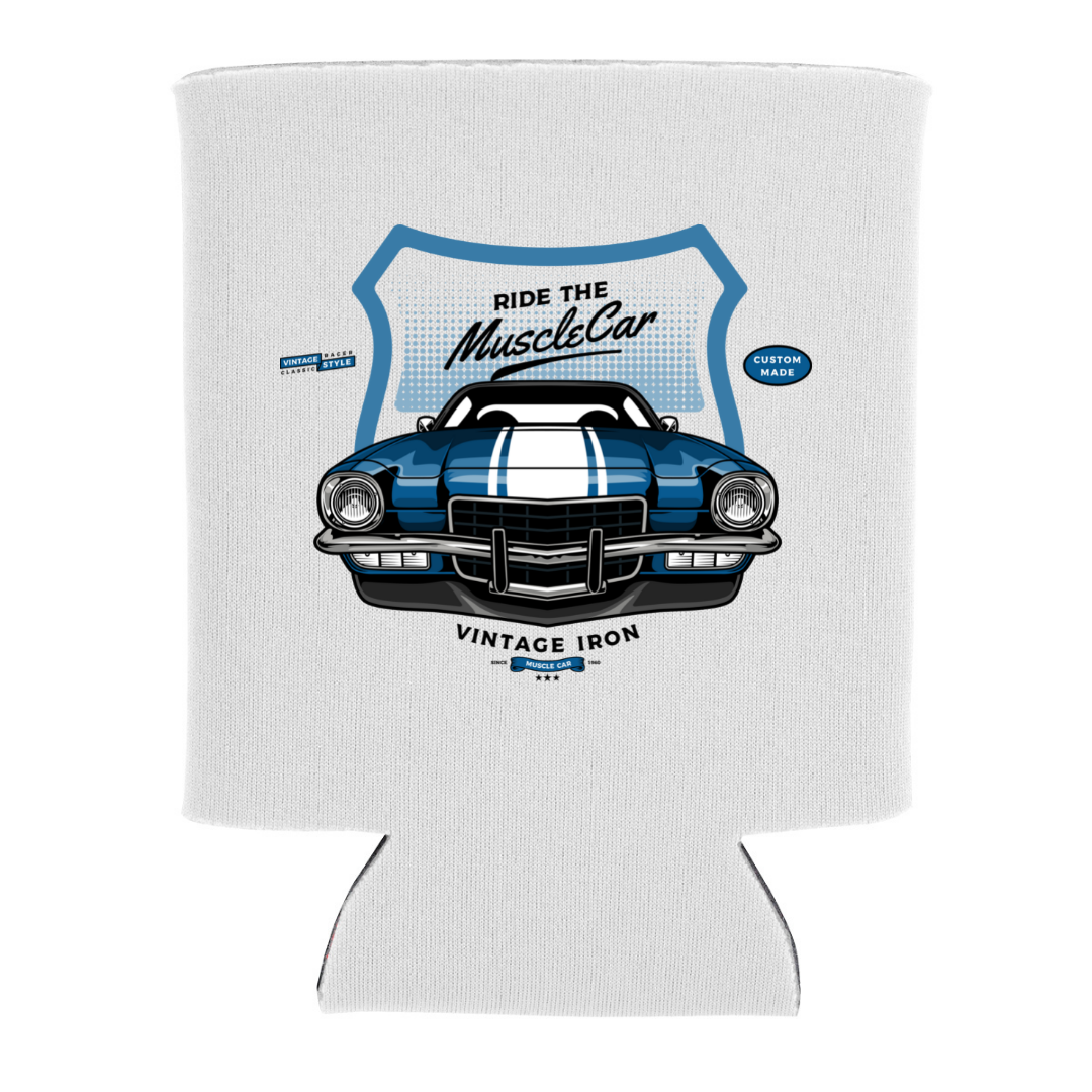 Ride the Muscle - Camaro - Can Cooler Koozie - Mister Snarky's