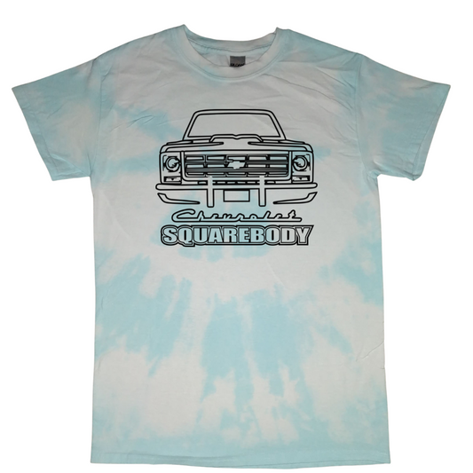 Squarebody Chevy - Chevy C10 - Tie Dye - Graphic T-Shirt - Mister Snarky's