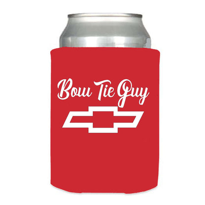 Bow Tie Guy - Can Cooler Koozie - Black, Red, Blue, or Camo - Mister Snarky's