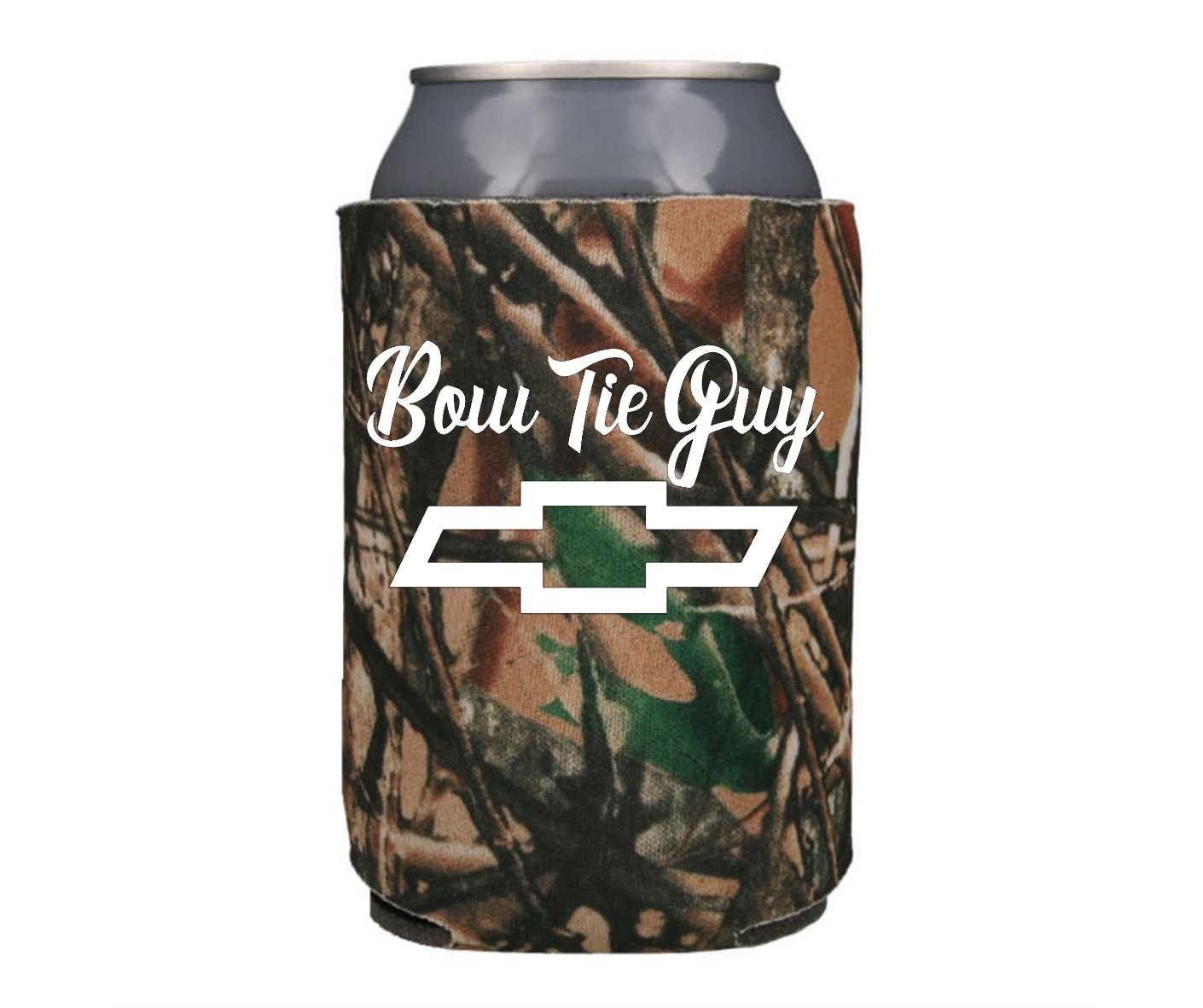 Bow Tie Guy - Can Cooler Koozie - Black, Red, Blue, or Camo - Mister Snarky's