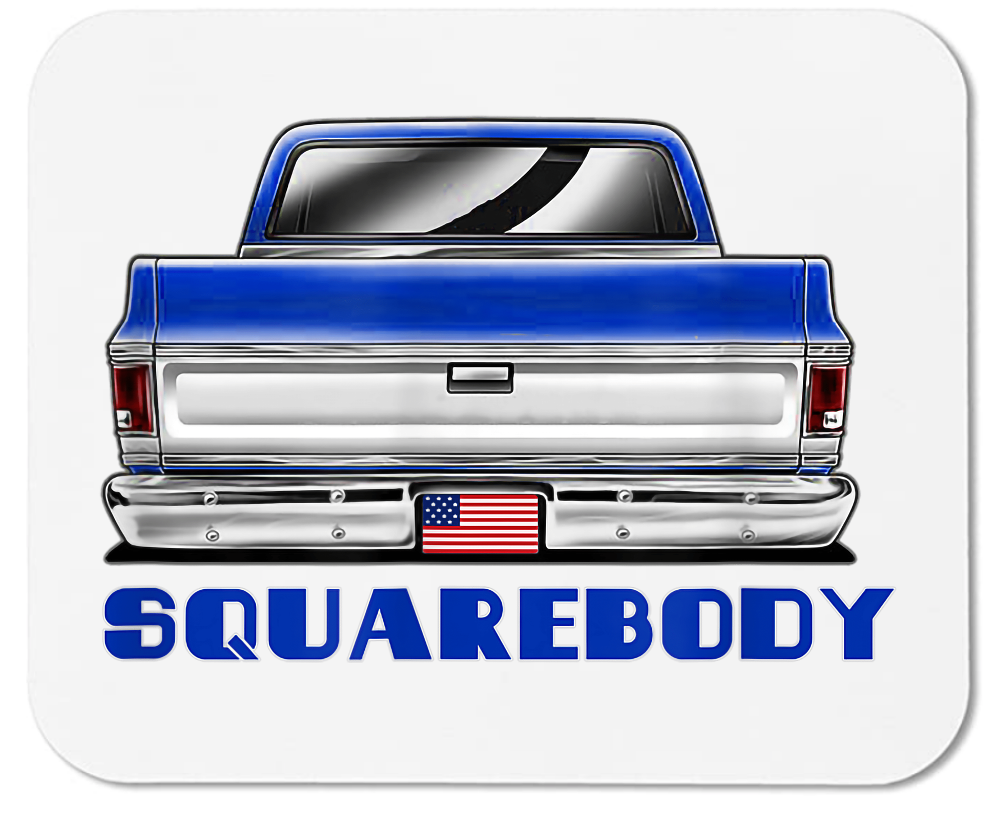 Squarebody Chevy Pickup - Mouse Pad - 2 Sizes! - Mister Snarky's