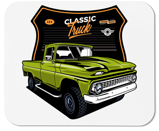 Classic Chevy 4x4 Pick up - Mouse Pad - 2 Sizes! - Mister Snarky's
