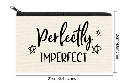 Perfectly Imperfect Cosmetic Bag - Mister Snarky's
