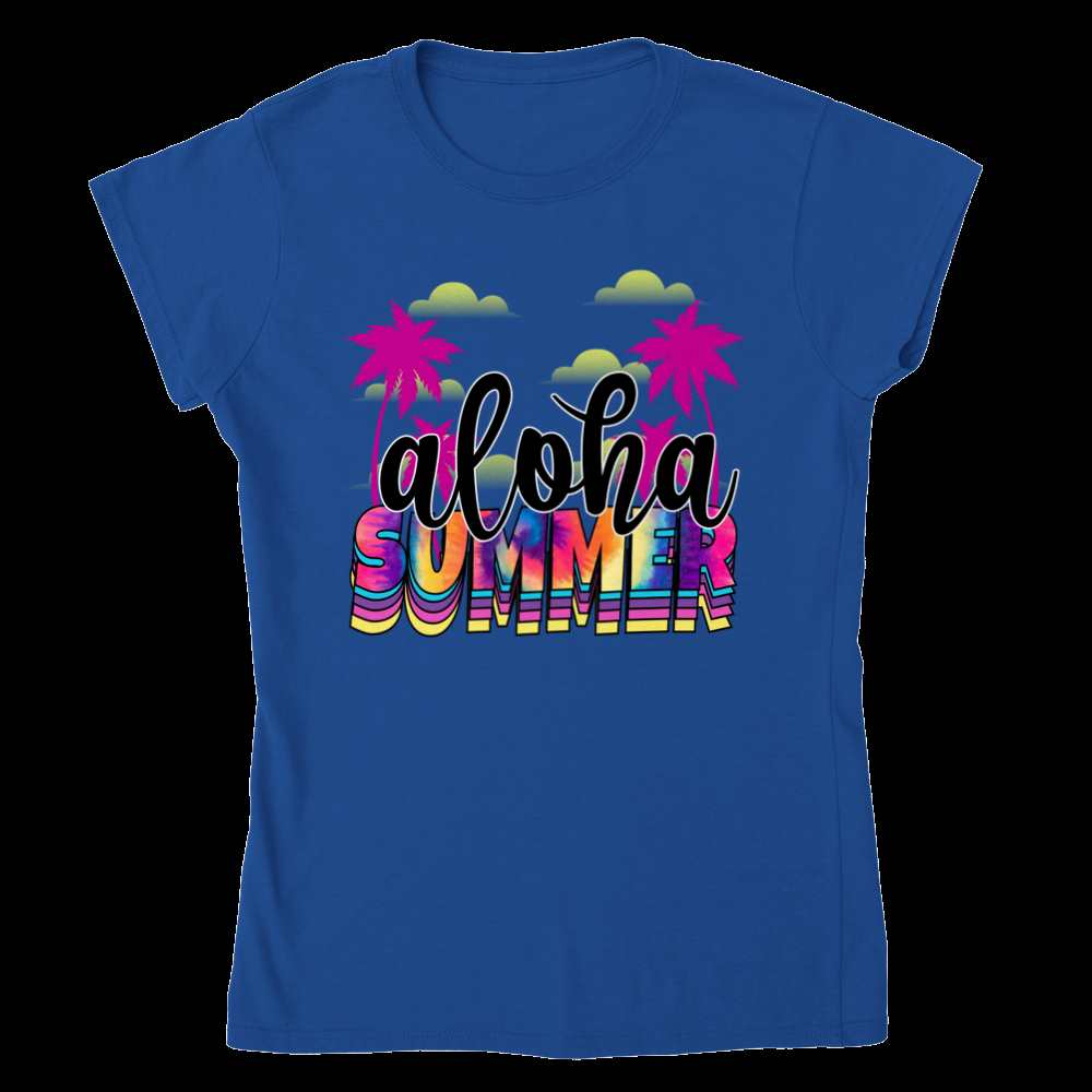 Aloha Summer Women's T-shirt - Mister Snarky's