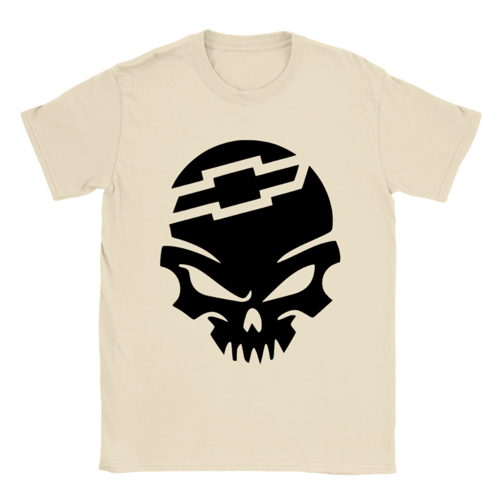 Chevy Skull - Classic Unisex Crewneck T-shirt - Mister Snarky's