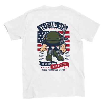 Veterans Day - Honoring those Who Served - Classic Unisex Crewneck T-shirt - Mister Snarky's