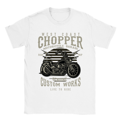 West Coast Chopper - Custom Works - Unisex Crewneck T-shirt - Mister Snarky's