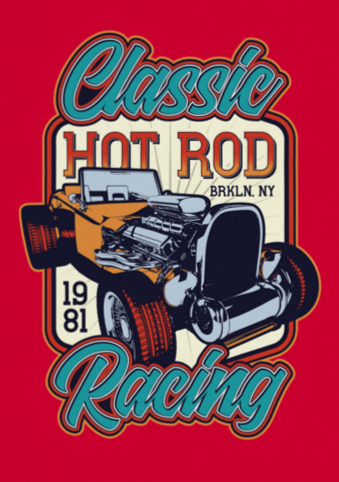 Classic Hot Rod Racing T-Shirt - Mister Snarky's