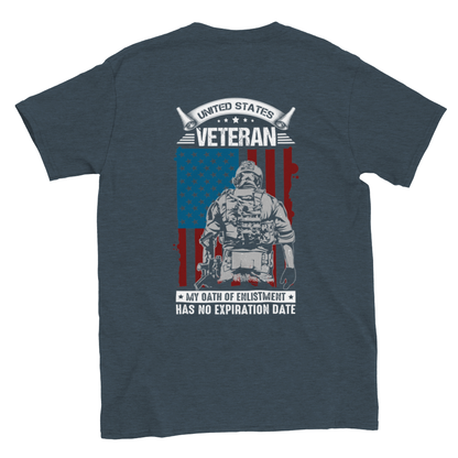United States Veteran - Classic Unisex Crewneck T-shirt - Mister Snarky's