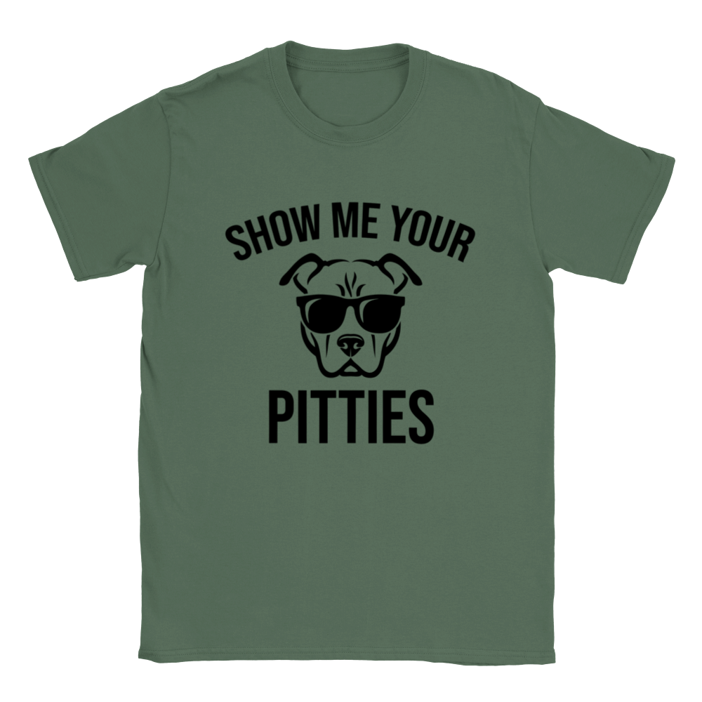 Show Me Your Pitties - Classic Unisex Crewneck T-shirt - Mister Snarky's