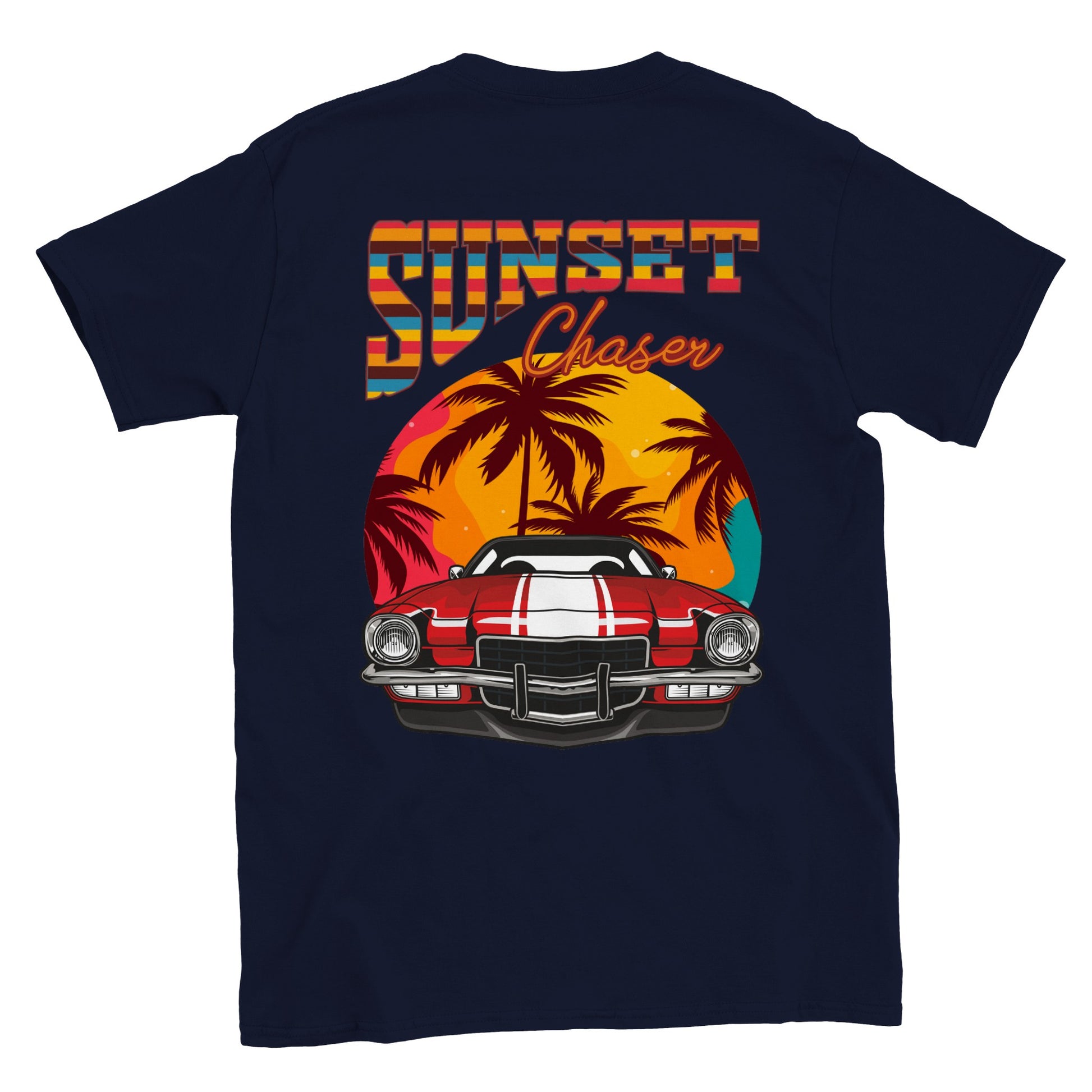 Sunset Chaser - Camaro - Classic Unisex Crewneck T-shirt - Mister Snarky's