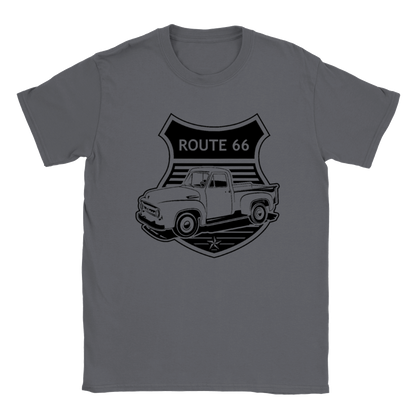 Route 66 and the Original F-100 - Classic Unisex Crewneck T-shirt - Mister Snarky's
