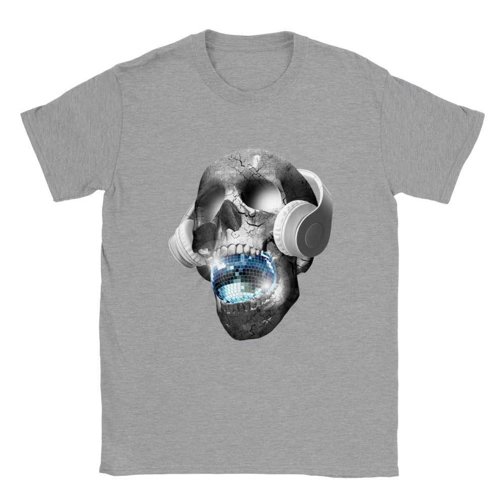 DJ Skull - Unisex Crewneck T-shirt - Mister Snarky's