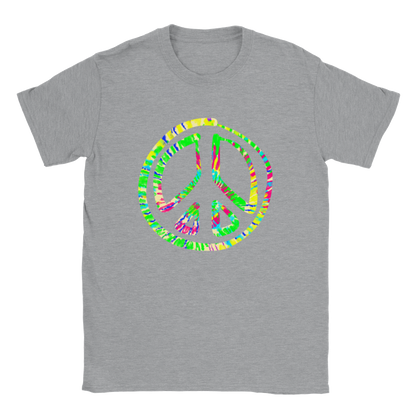 Hippie Tie Dye Peace Sign 70s Retro T-Shirt - Mister Snarky's