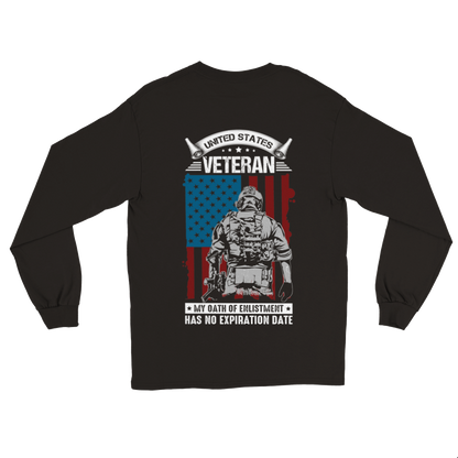 United States Veteran - Long Sleeve T-shirt - Mister Snarky's