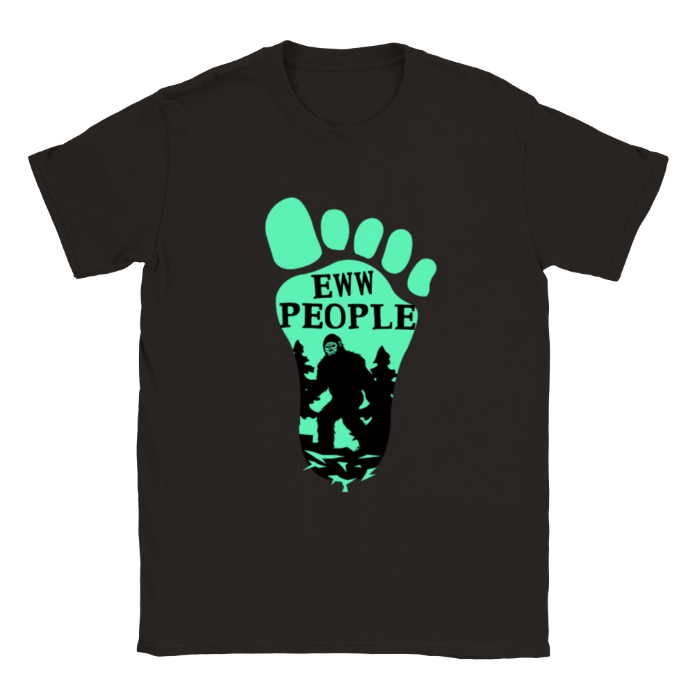 Eww People - Big Foot, Sasquatch, Yeti - Classic Unisex Crewneck T-shirt - Mister Snarky's