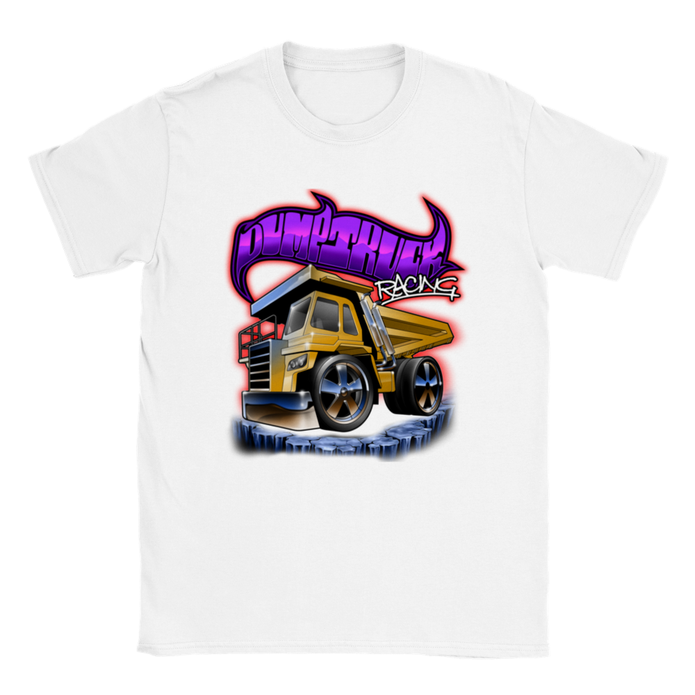 Dump Truck Racing - Unisex Crewneck T-shirt - Mister Snarky's