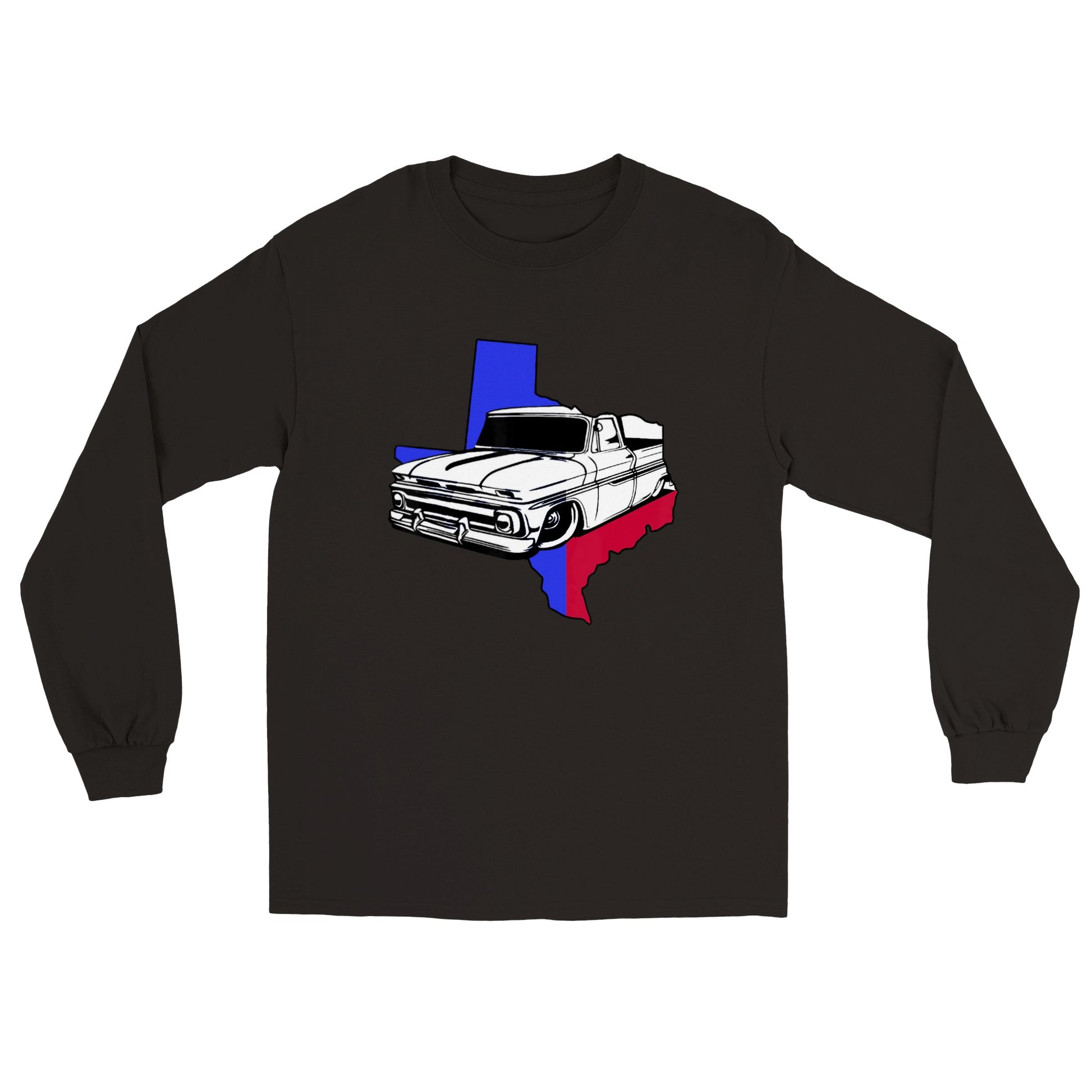 Texas Chevy C-10 - Long Sleeve T-shirt - Mister Snarky's