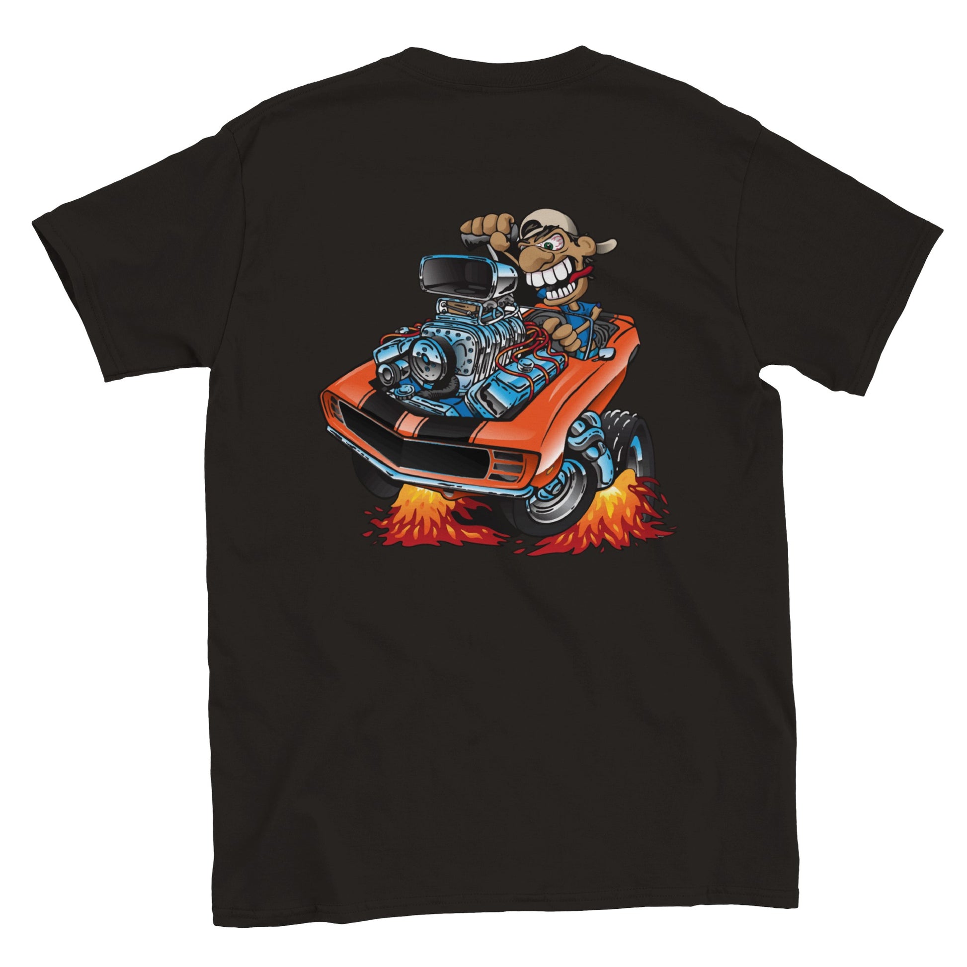 Cartoon Hot Rod - 69 Camaro - Crewneck T-shirt - Mister Snarky's