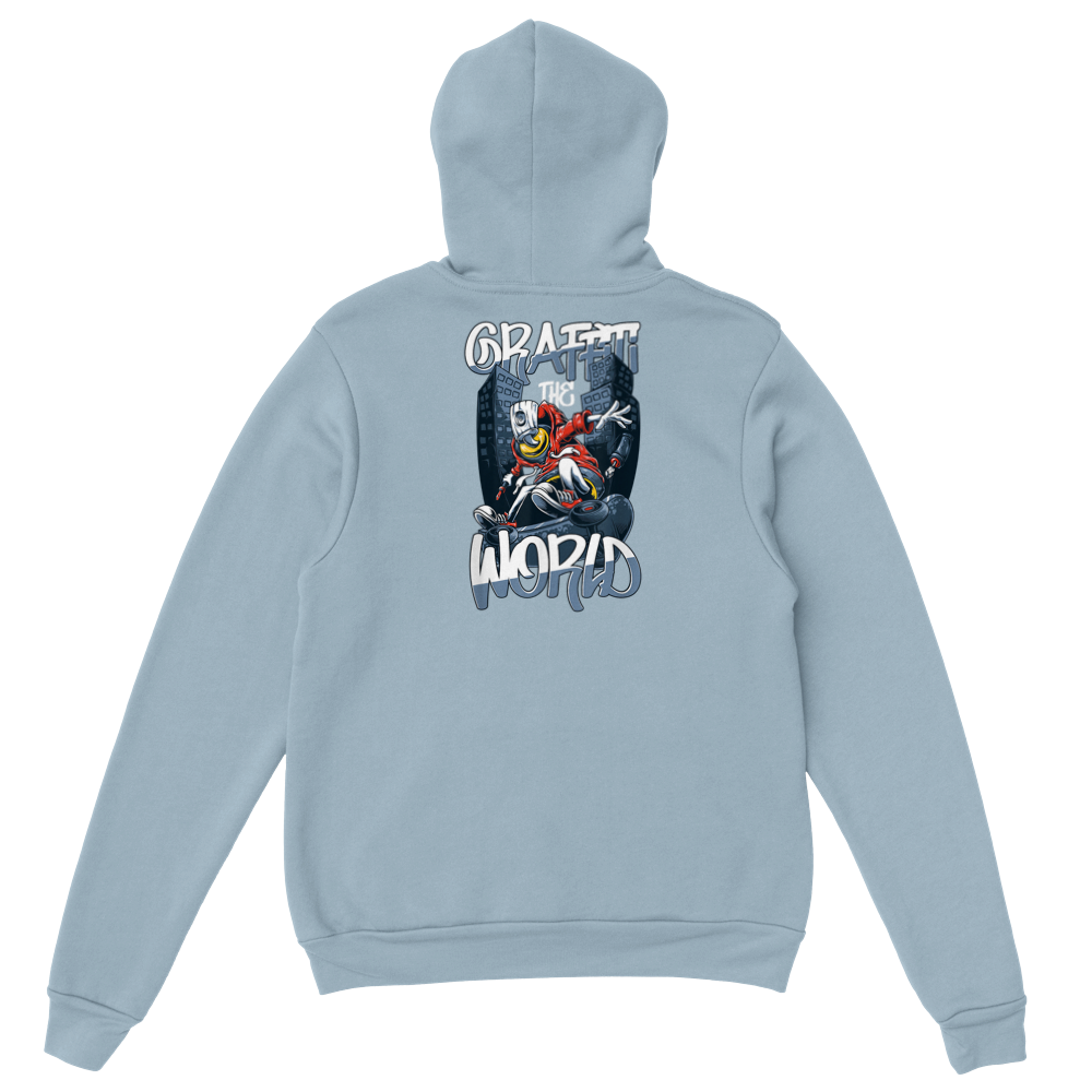 Graffiti the World - Classic Unisex Pullover Hoodie - Mister Snarky's