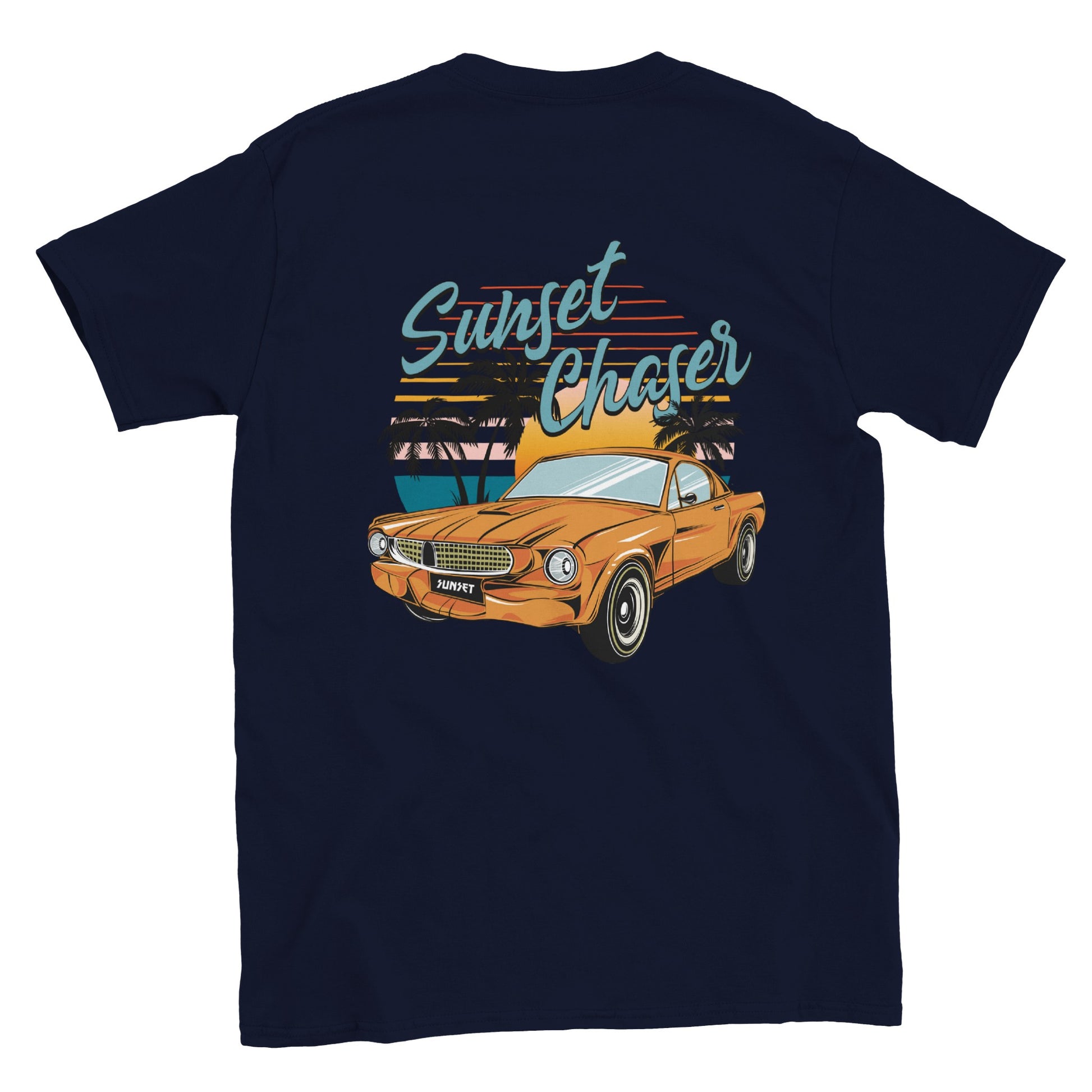 Sunset Chaser - Classic Unisex Crewneck T-shirt - Mister Snarky's