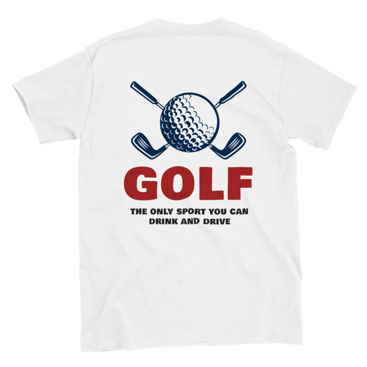 Golf - The Only Sport You Can Drink and Drive - Classic Unisex Crewneck T-shirt - Mister Snarky's
