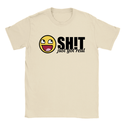 Sh!t Just Got Real! - JDM - Classic Unisex Crewneck T-shirt - Mister Snarky's