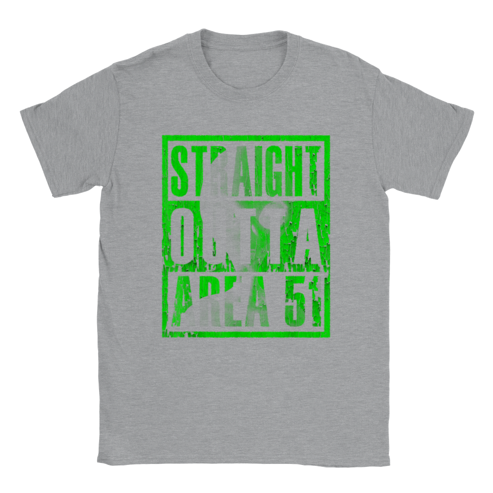 Straight Out of Area 51 - Unisex Crewneck T-shirt - Mister Snarky's