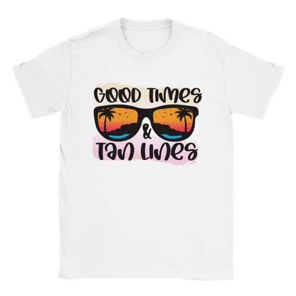 Good Times and Tan Lines - Classic Unisex Crewneck T-shirt - Mister Snarky's