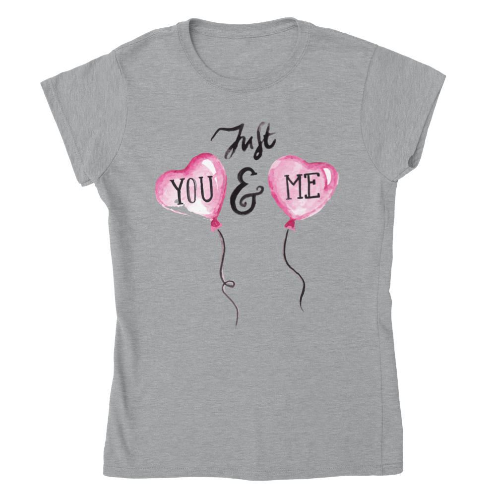Just You & Me - Classic Womens Crewneck T-shirt - Mister Snarky's