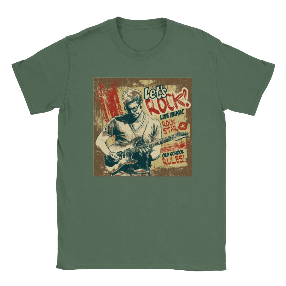 Let's Rock - Unisex Crewneck T-shirt - Mister Snarky's