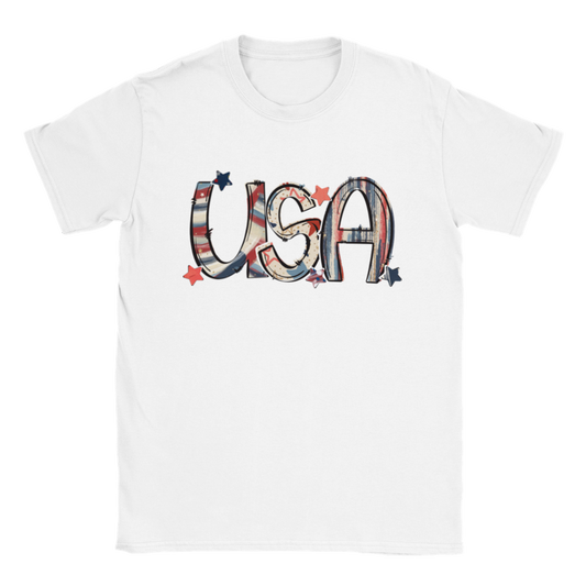 USA - Patriotic - Classic Unisex Crewneck T-shirt - Mister Snarky's