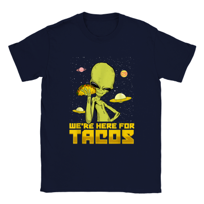 We're Here for the Tacos - ET - Alien - Unisex Crewneck T-shirt - Mister Snarky's