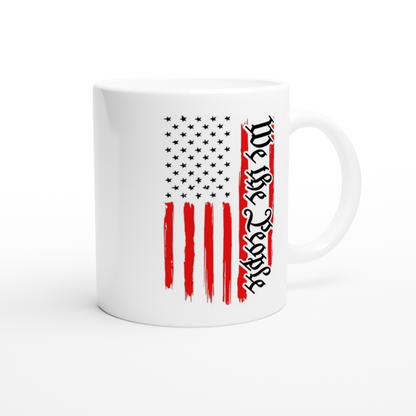 We the People - White 11oz Ceramic Mug - Mister Snarky's