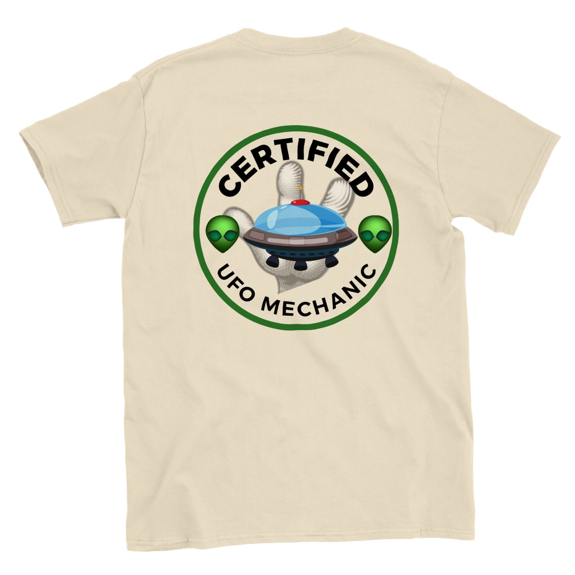 Certified UFO Mechanic T-shirt - Mister Snarky's