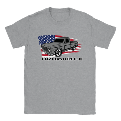 Classic 1972 Chevy C-10 - Unisex Crewneck T-shirt - Mister Snarky's
