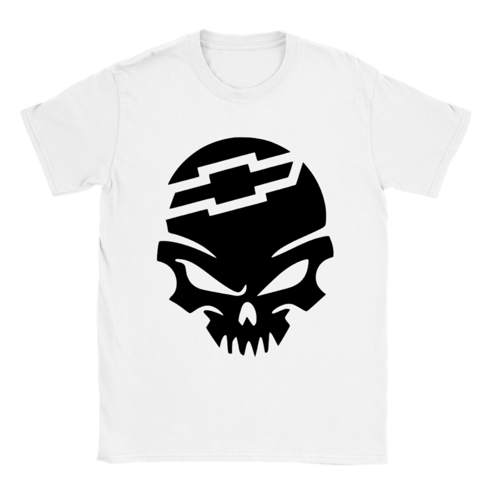 Chevy Skull - Classic Unisex Crewneck T-shirt - Mister Snarky's