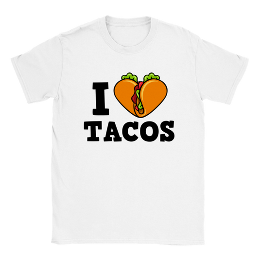 I Love Tacos - Classic Unisex Crewneck T-shirt - Mister Snarky's