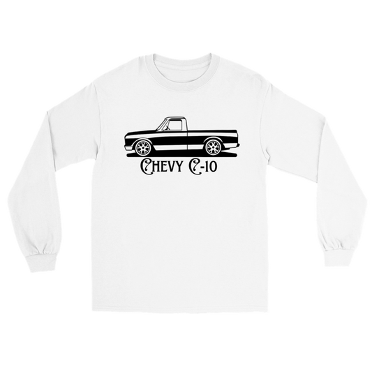 Chevy C-10 Long Sleeve T-shirt - Mister Snarky's
