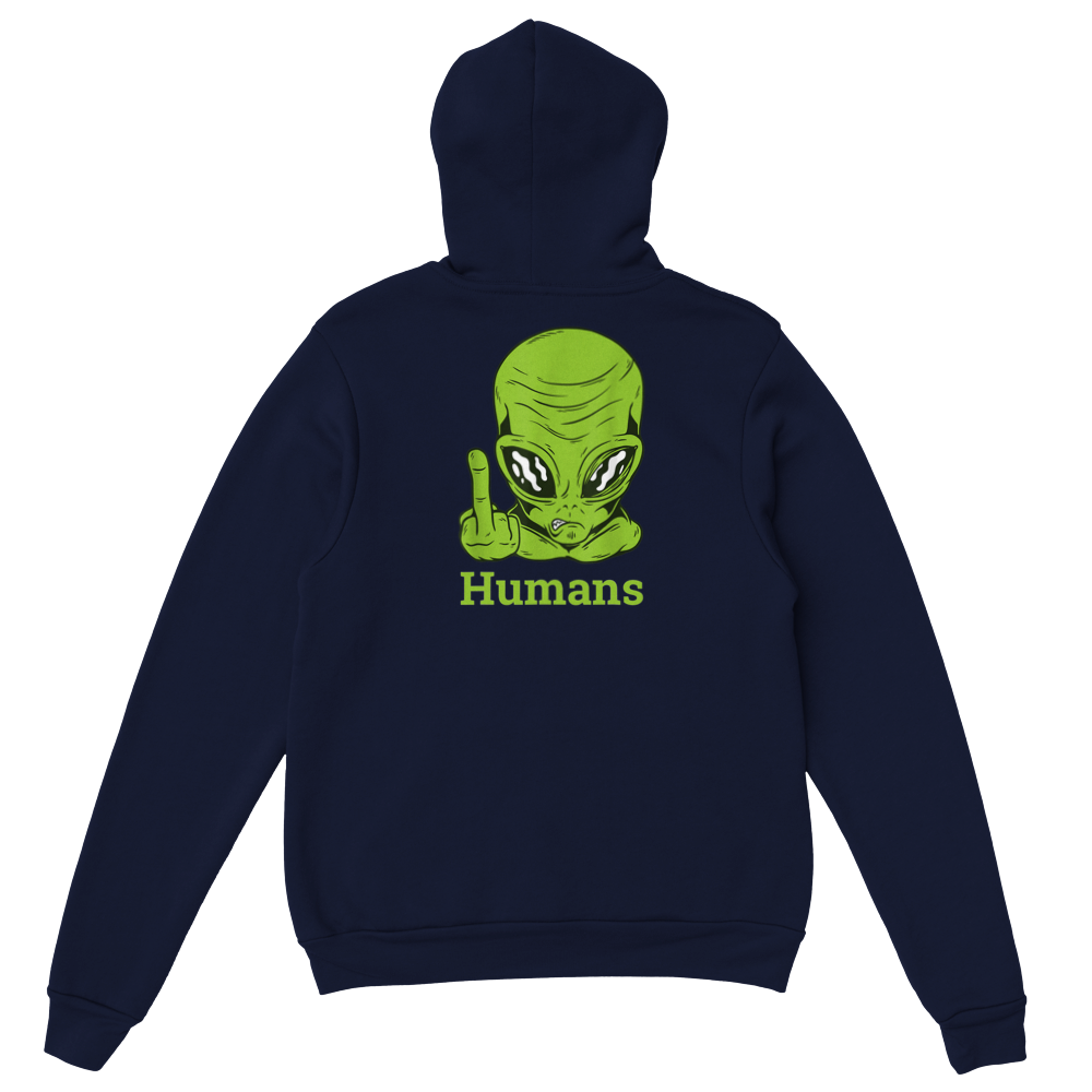Flippin' Off the Humans - Classic Unisex Pullover Hoodie - Mister Snarky's