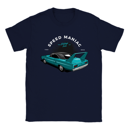Plymouth Superbird - Speed Maniac Unisex Crewneck T-shirt - Mister Snarky's